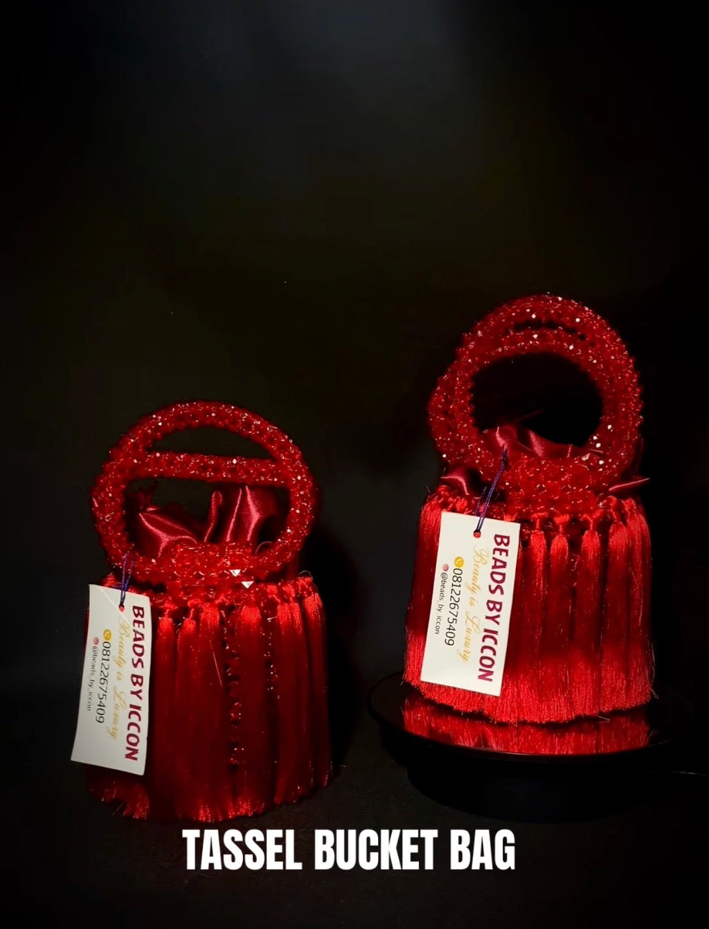 TASSEL BUCKET BAG