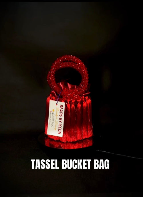 TASSEL BUCKET BAG
